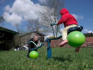 Spielen und Toben beim Urlaub am Bauernhof im Waldviertel